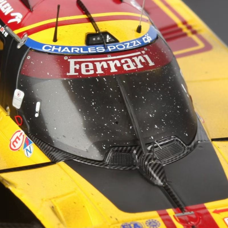 BBR 1/18 New Leather Sole Ferrari 499P Le Mans 2025 Car No. 83 Champion Ye Yifei