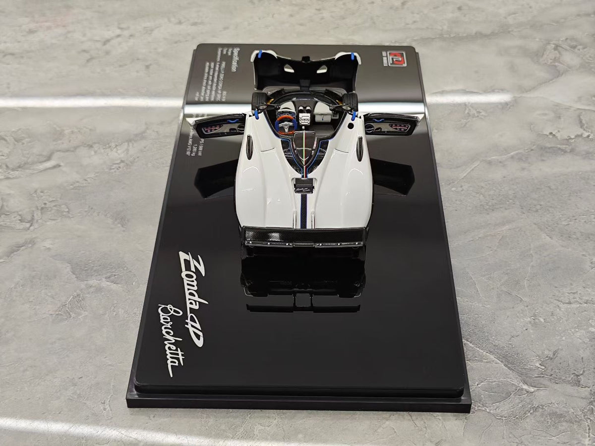 LCD Pagani Zonda HP Barchetta – 1:43 scale die-cast model with fully opening parts