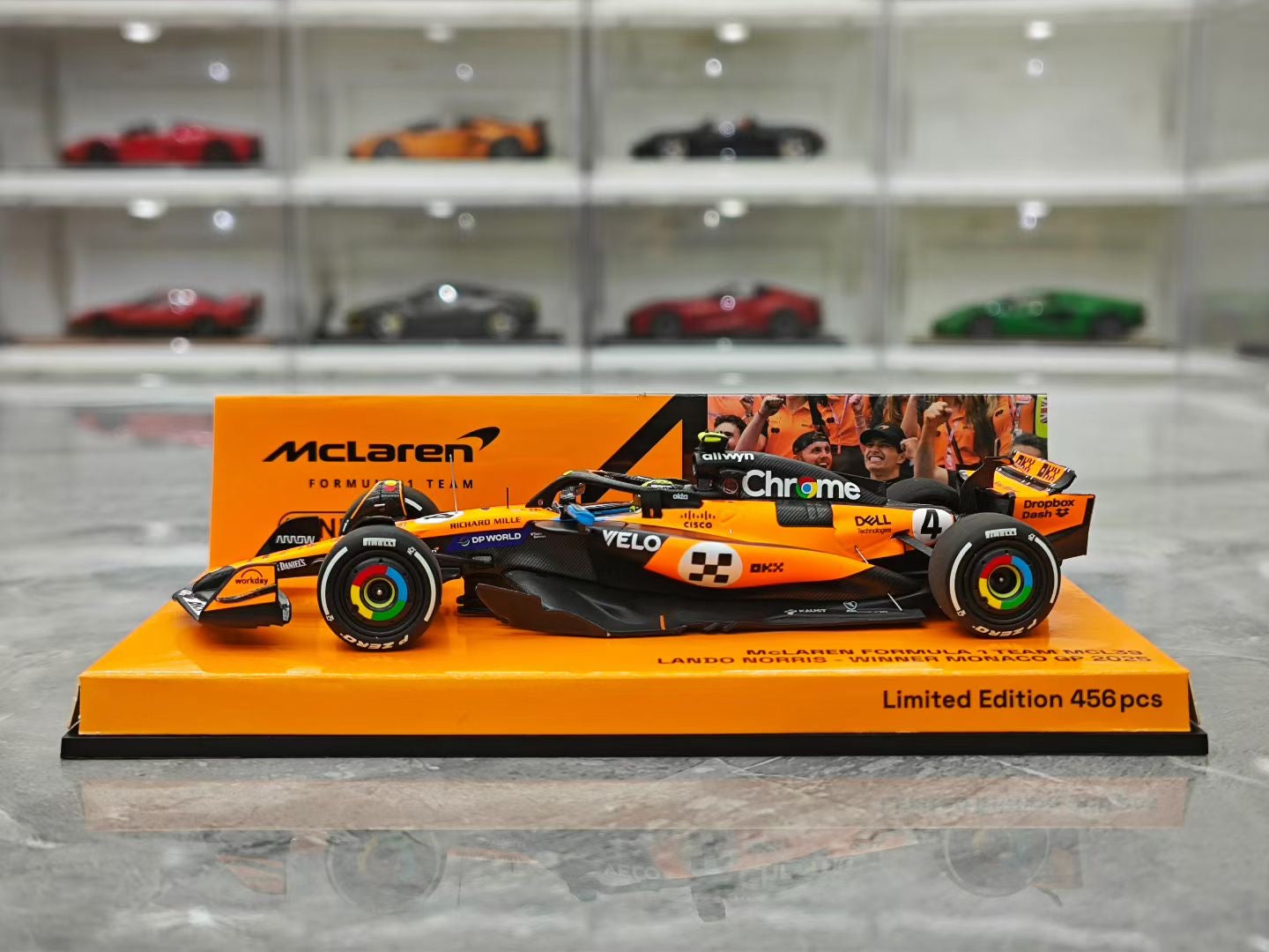 Minichamps 1/43 2025 Monaco Grand Prix MCL39 Norris F1