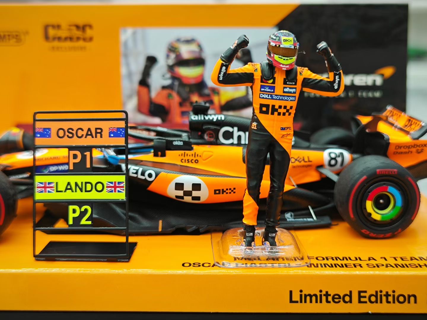 Minichamps 1/43 2025 Spanish Grand Prix MCL39 Piastri F1