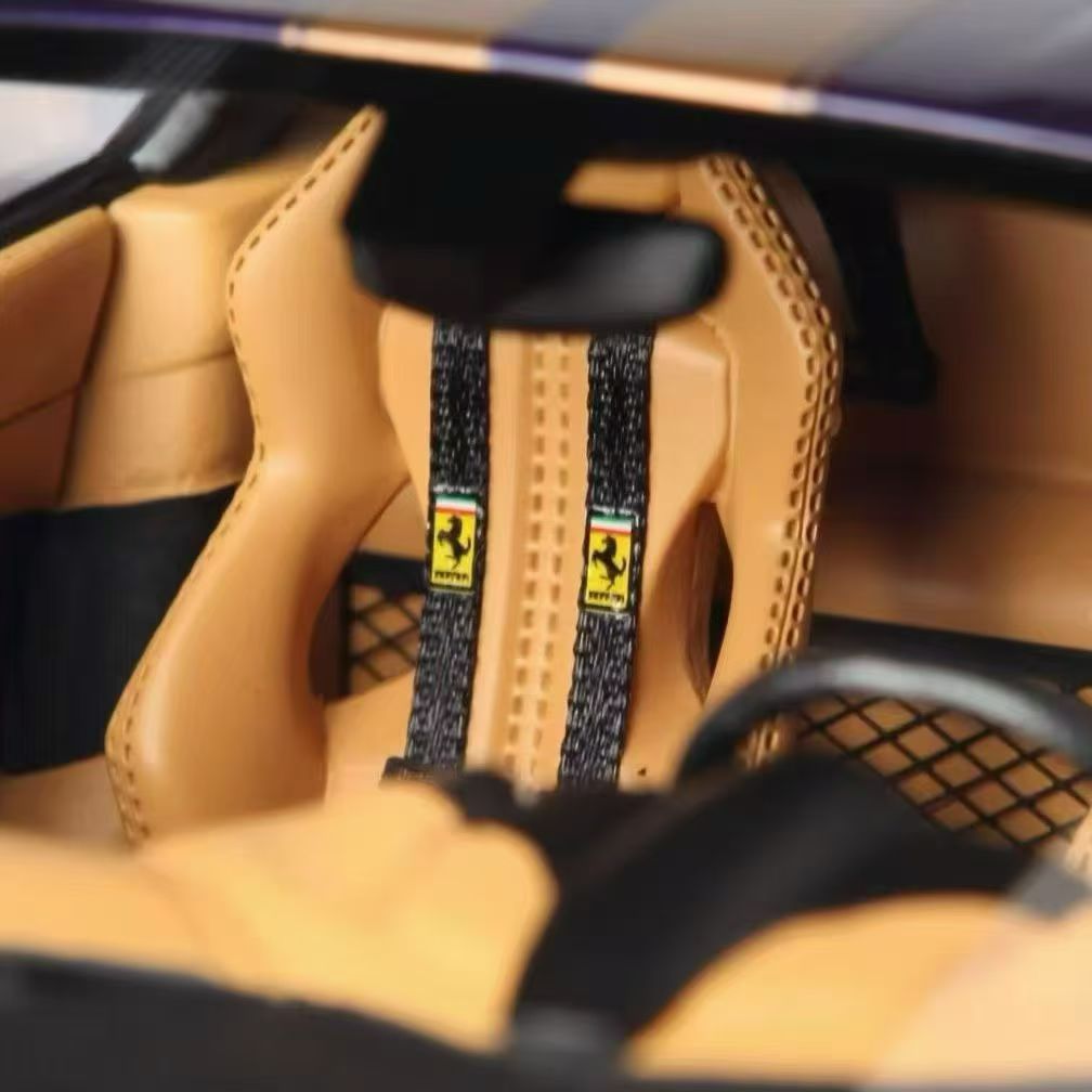 BBR First Pre-Order 1/43 Ferrari 488 Pista Viola ai Humad Metallic Purple