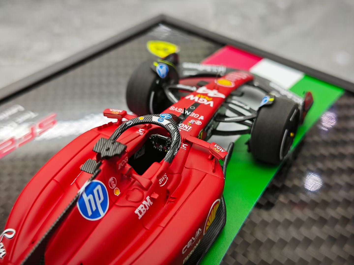 BBR 1/43 2025 Ferrari SF23 Hamilton F1 Debut Test Car