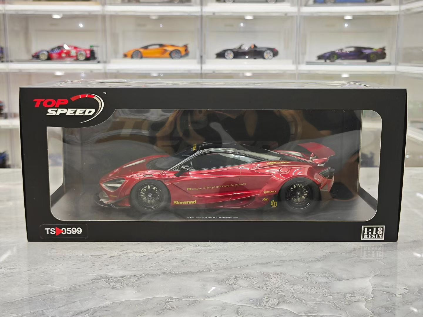Topspeed 1/18 McLaren 720S LB Resin Model