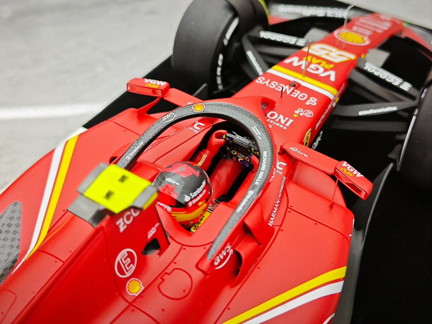 Looksmart 1/18 2024 Australian Grand Prix SF24 Sainz F1