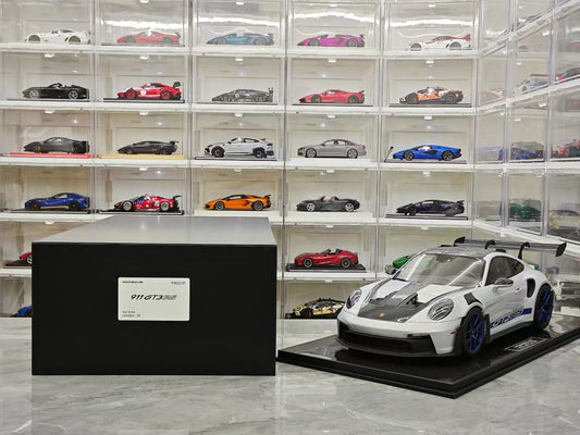 DM 1/8 Porsche 911 GT3RS Weissach Package Limited Edition Car Model