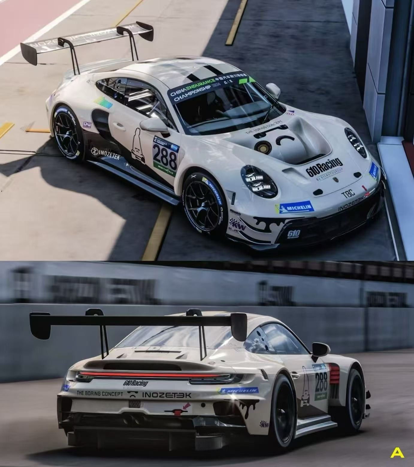 VIP 1/18 Scale Models Porsche 911 GT3R Resin Model