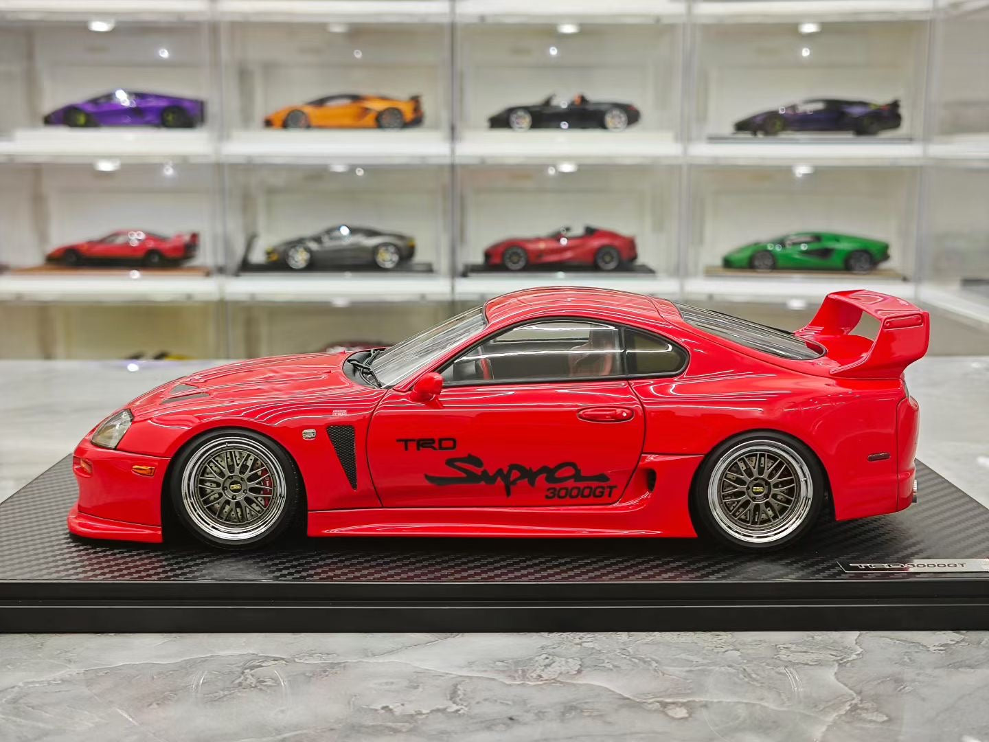 IG 1/18 Toyota Supra A80 TRD 3000GT JDM Resin Model