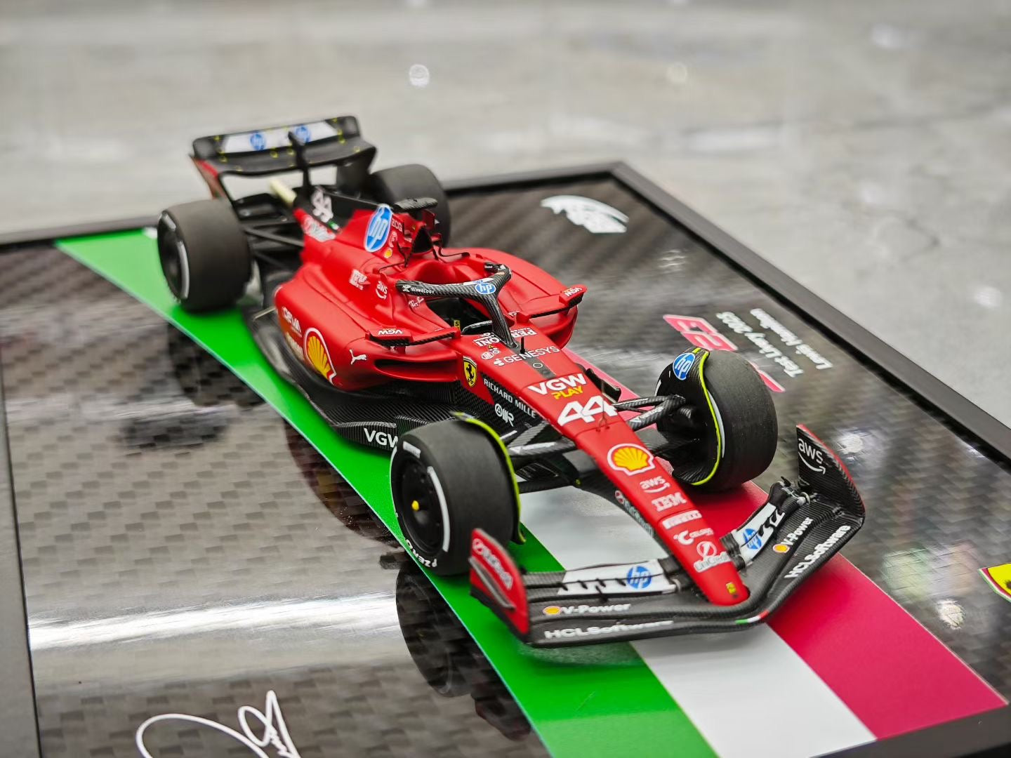 BBR 1/43 2025 Ferrari SF23 Hamilton F1 Debut Test Car