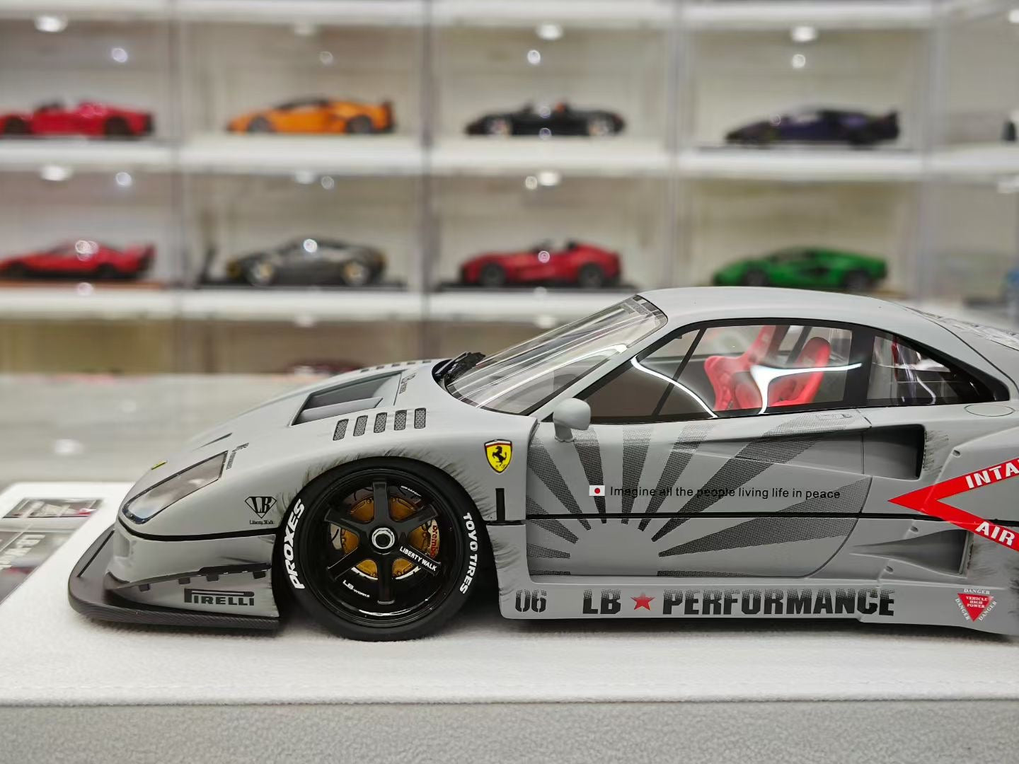 BBA Model 1/18 F40 LB widebody modification