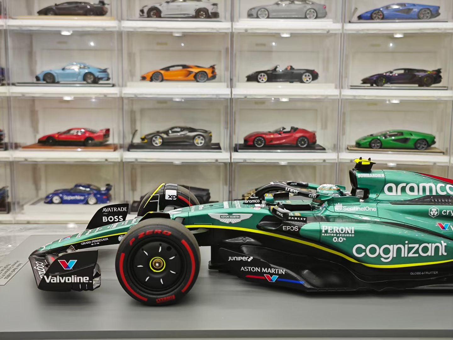 Spark 1/12 2023 British Grand Prix AMR23 Alonso F1