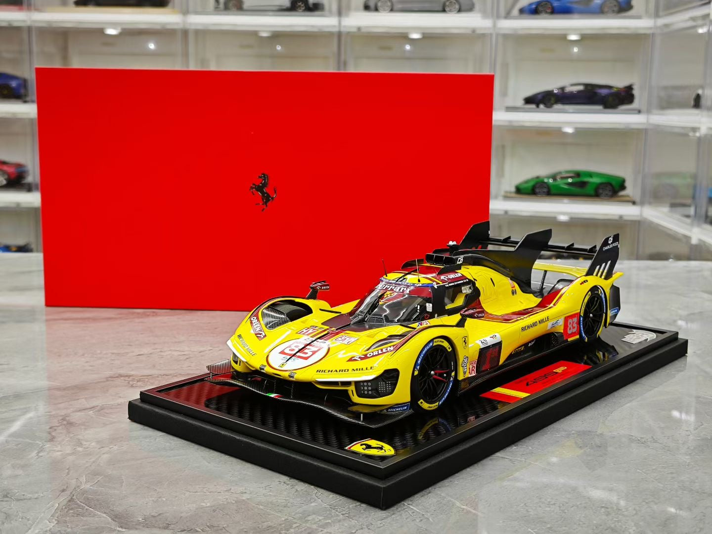 BBR 1/18 2025 Le Mans Victory Ferrari 499 LE No. 83 Ye Yifei