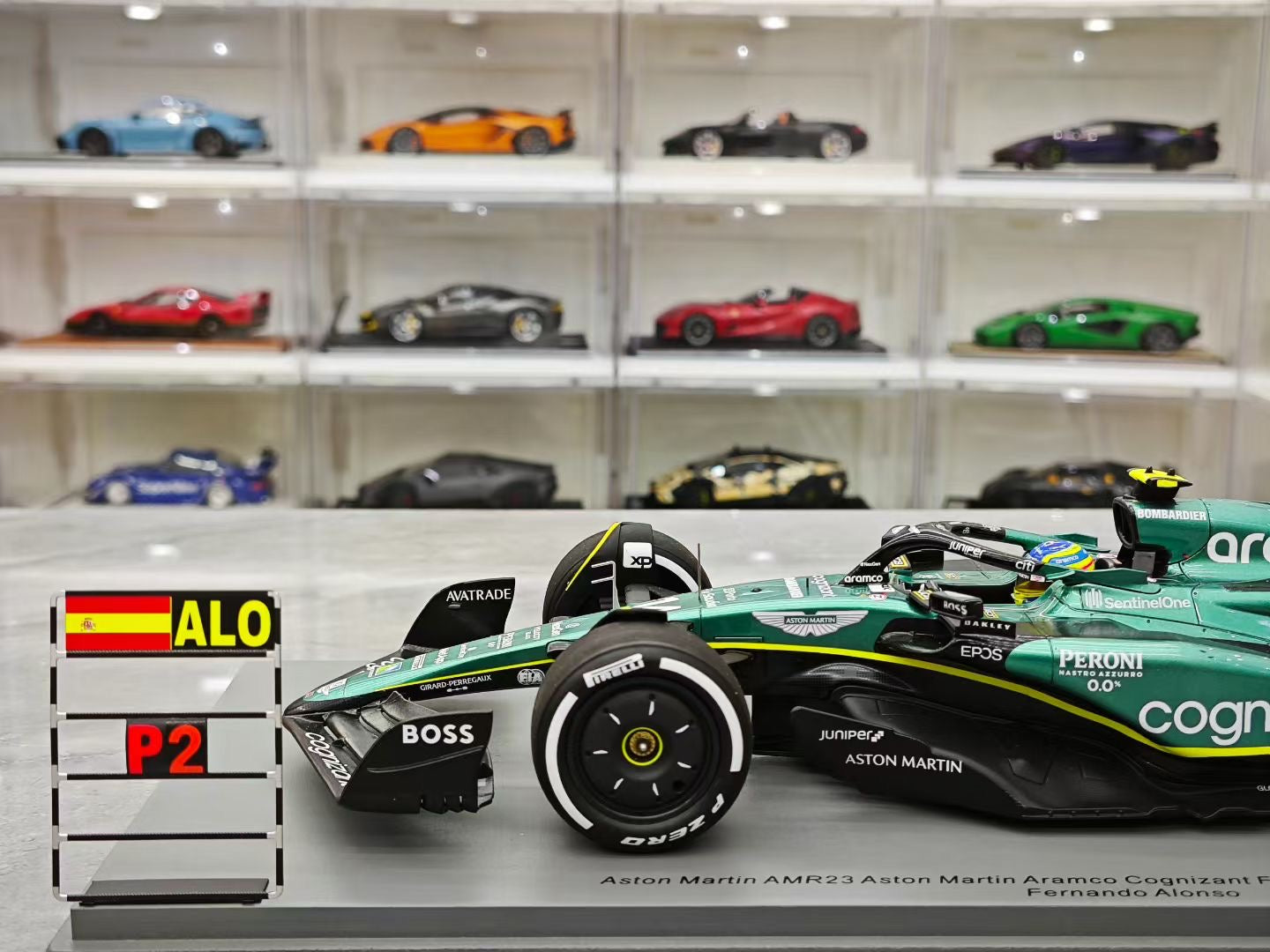 Spark 1/18 2023 Canada Grand Prix AMR23 Alonso F1