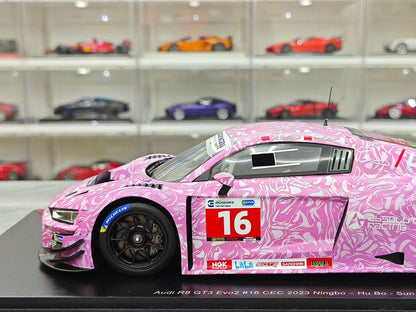 Spark 2023 China Endurance Race – Audi R8 GT3 EVO2 #16 (1:18 Resin Model)