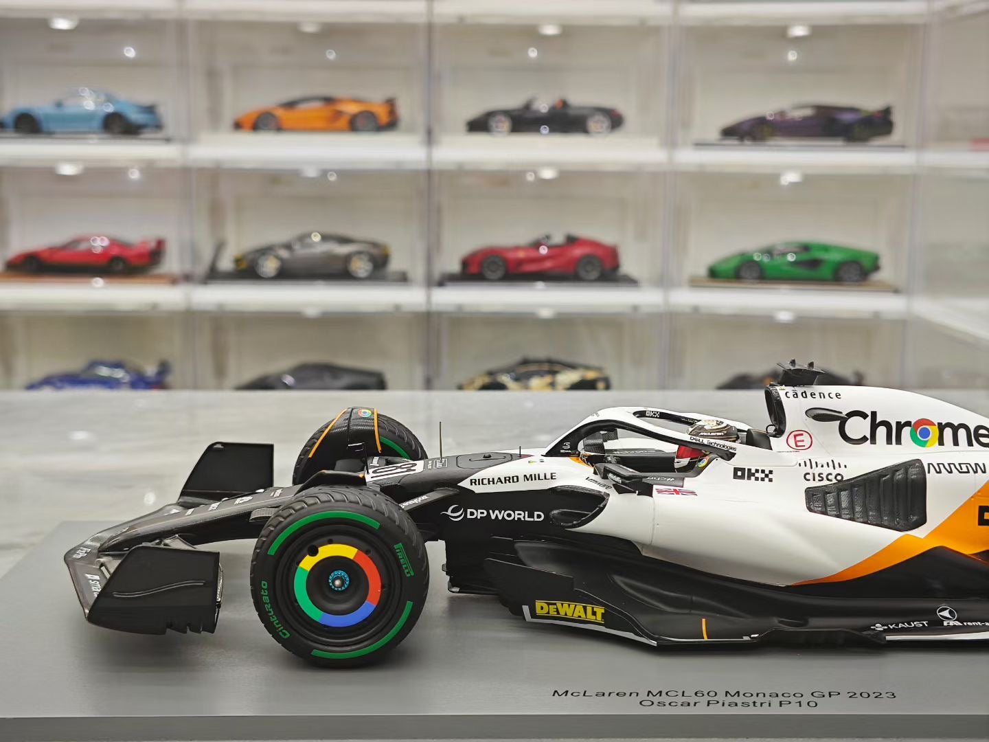 Spark 1/18 2023 Monaco Grand Prix MCL60 Piastri F1