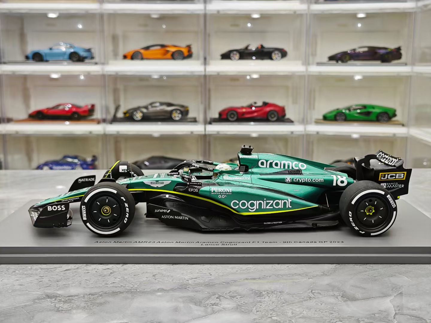 Spark 1/18 2023 Canada Grand Prix AMR23 Stroll F1