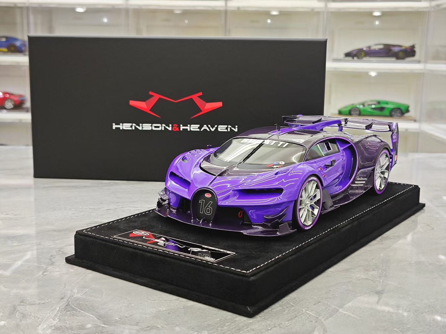 HH Model 1/18 High-End Bugatti Veyron Limited Edition Simulated Resin Car Model