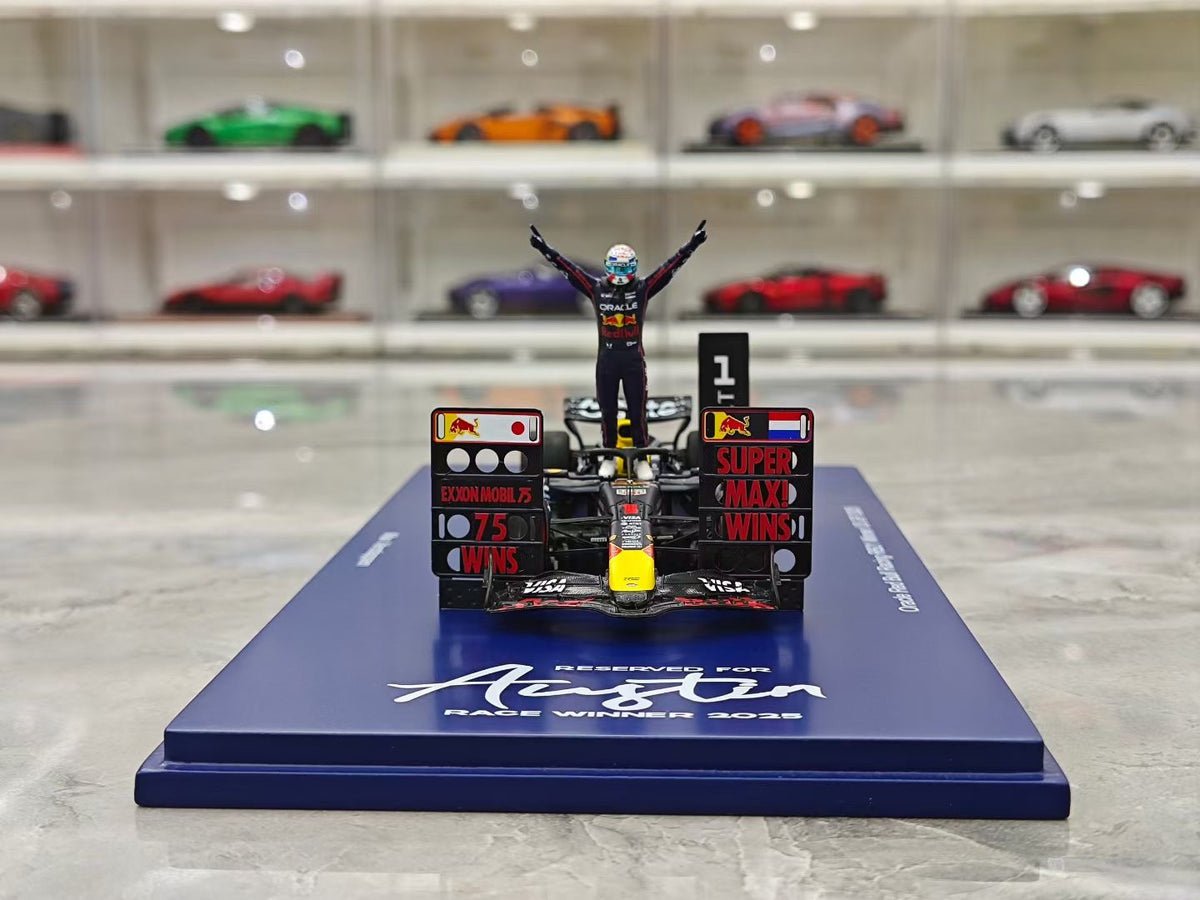SPARK 1:43 Scale – 2025 US GP Winner – Red Bull RB21 (Verstappen)