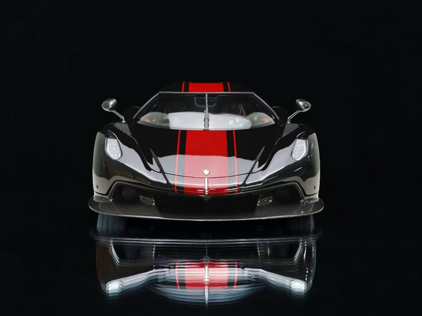 Frontiart 1/18 Koenigsegg Jesko Absolute Edition Jet Black,