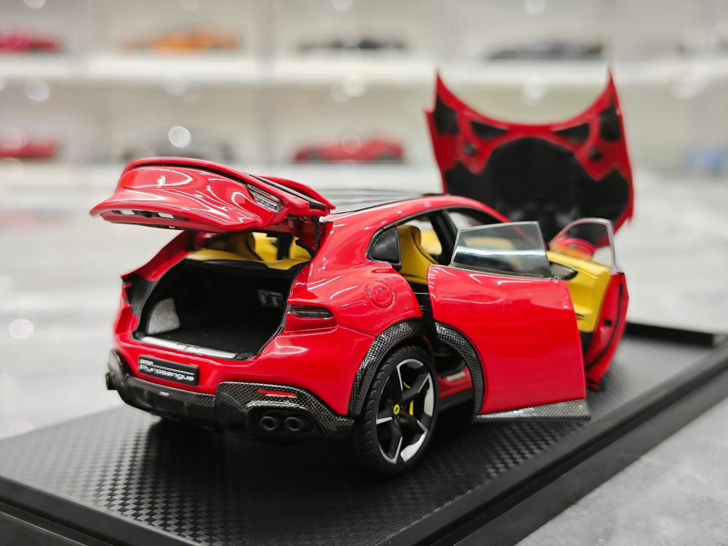 BBR 1/43 Ferrari Purosangue FUV with panoramic sunroof, diecast model.