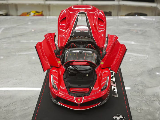 BBR 1/18 Ferrari LaFerrari Convertible Alloy Silver Wheels