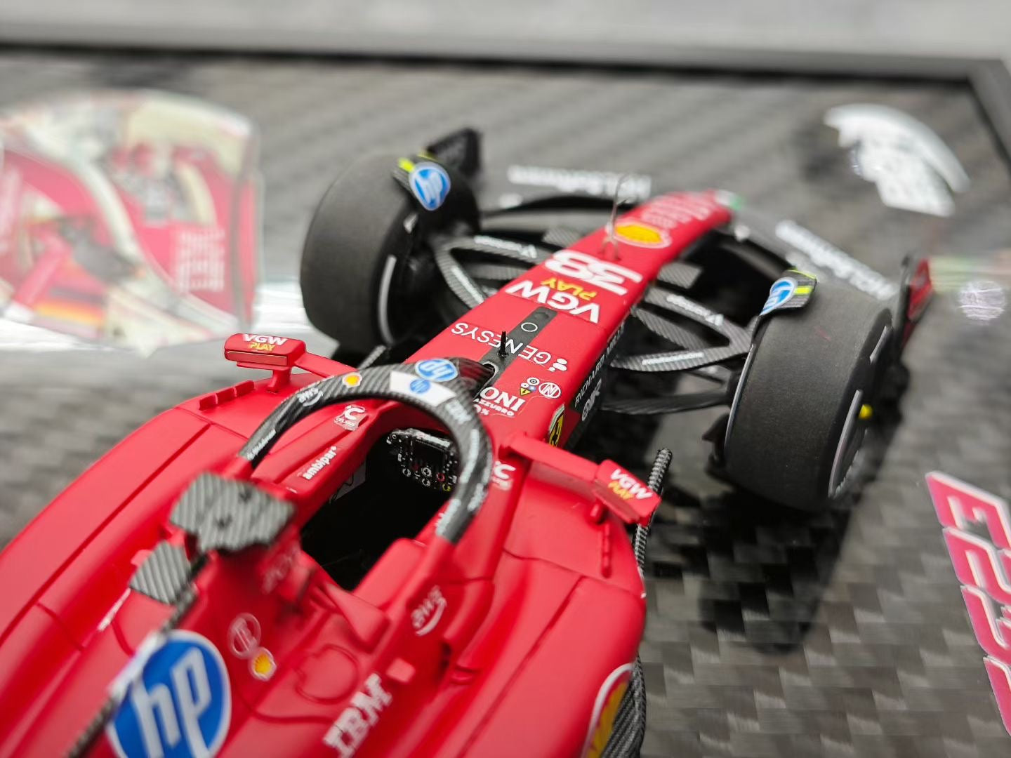 BBR 1/43 2025 Ferrari, Zhou Guanyu, Test Car SF23 Resin Racing F1