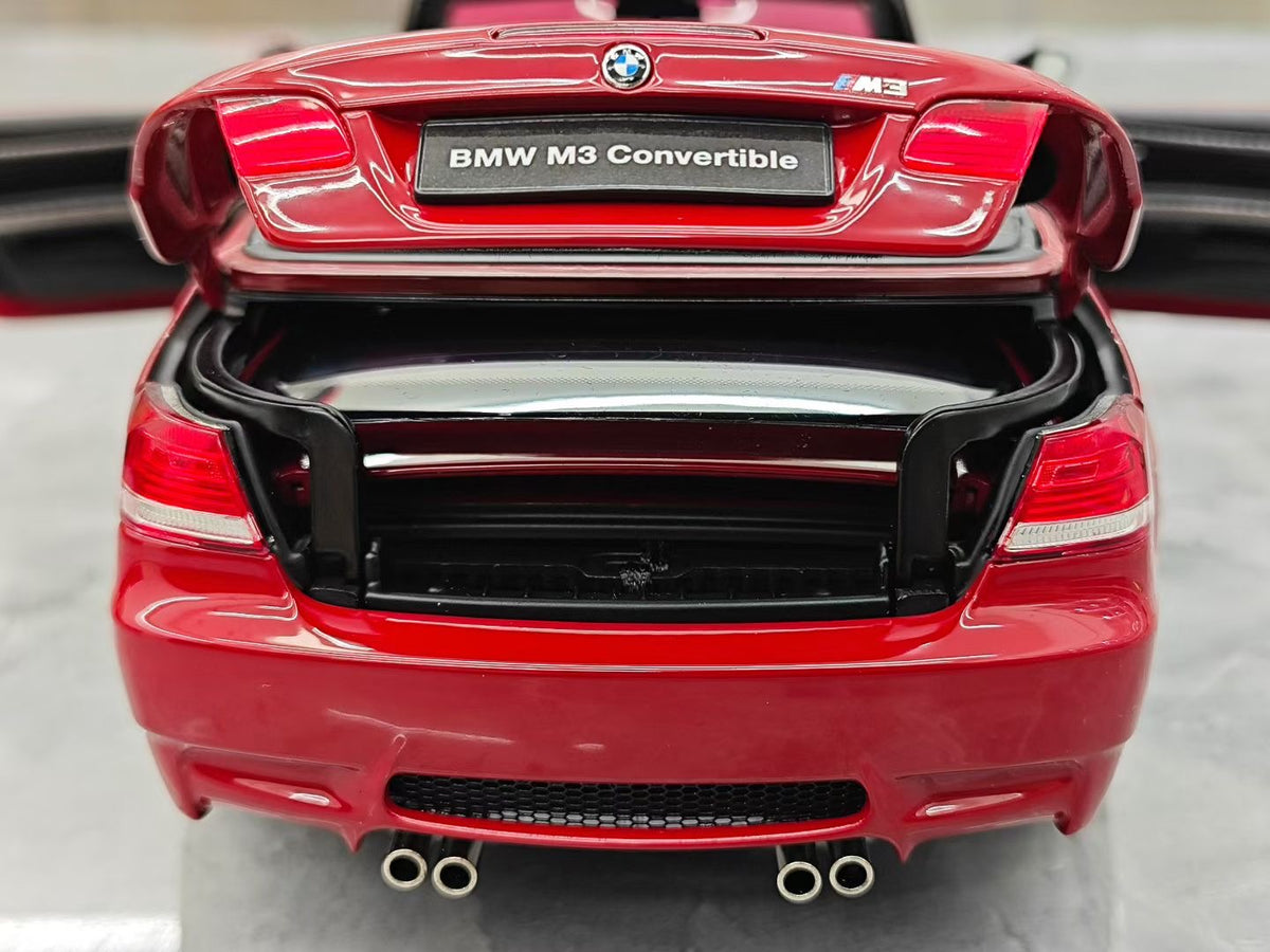 Kyosho BMW M3 Convertible, 1:18 scale die-cast model with fully opening parts