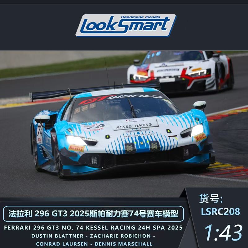 Looksmart Ferrari 296 GT3 2025 Spa Endurance Race Model Available for Pre-Order!