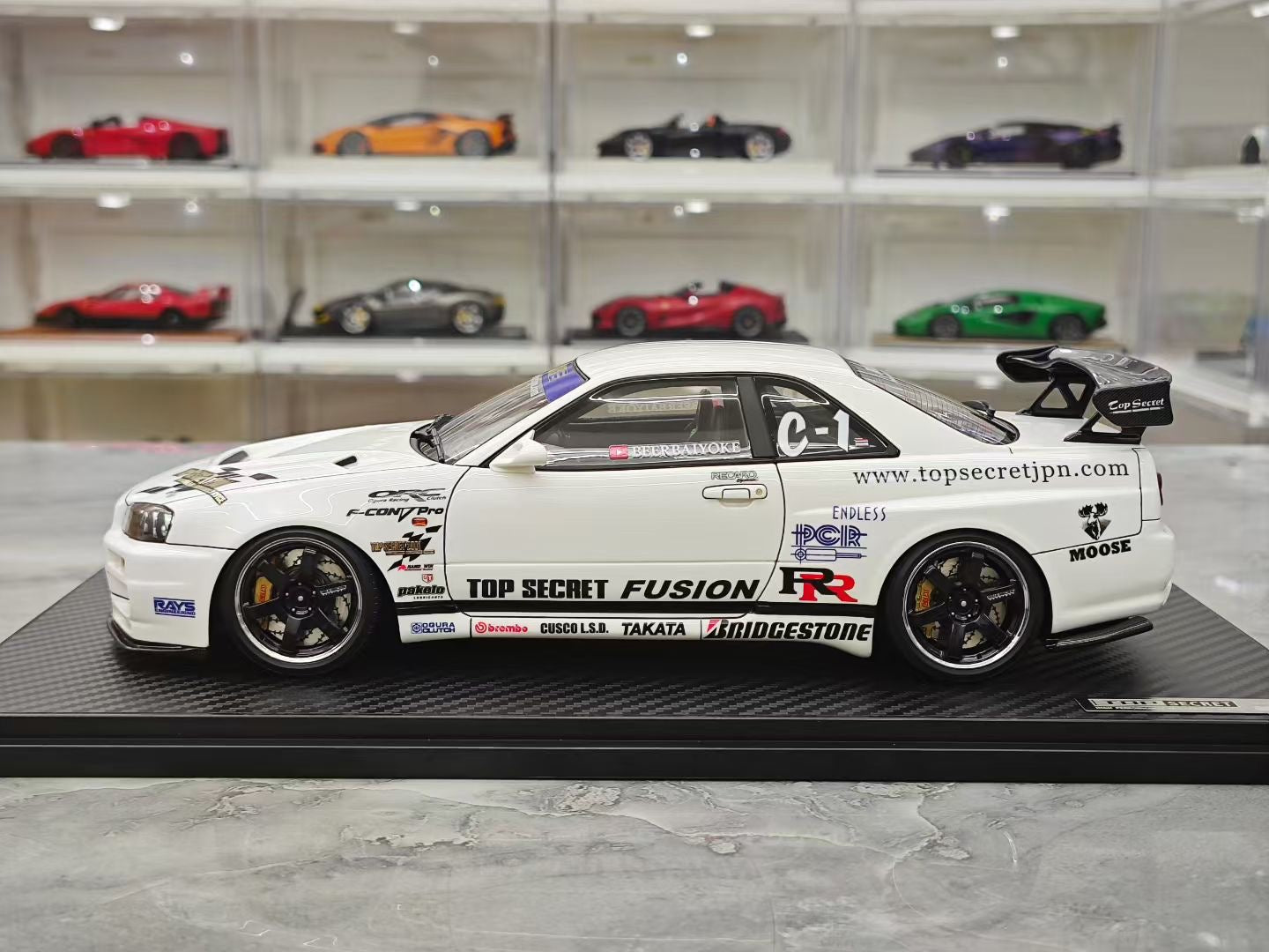 IG 1/18 Nissan GTR BN R34 Resin Car Model