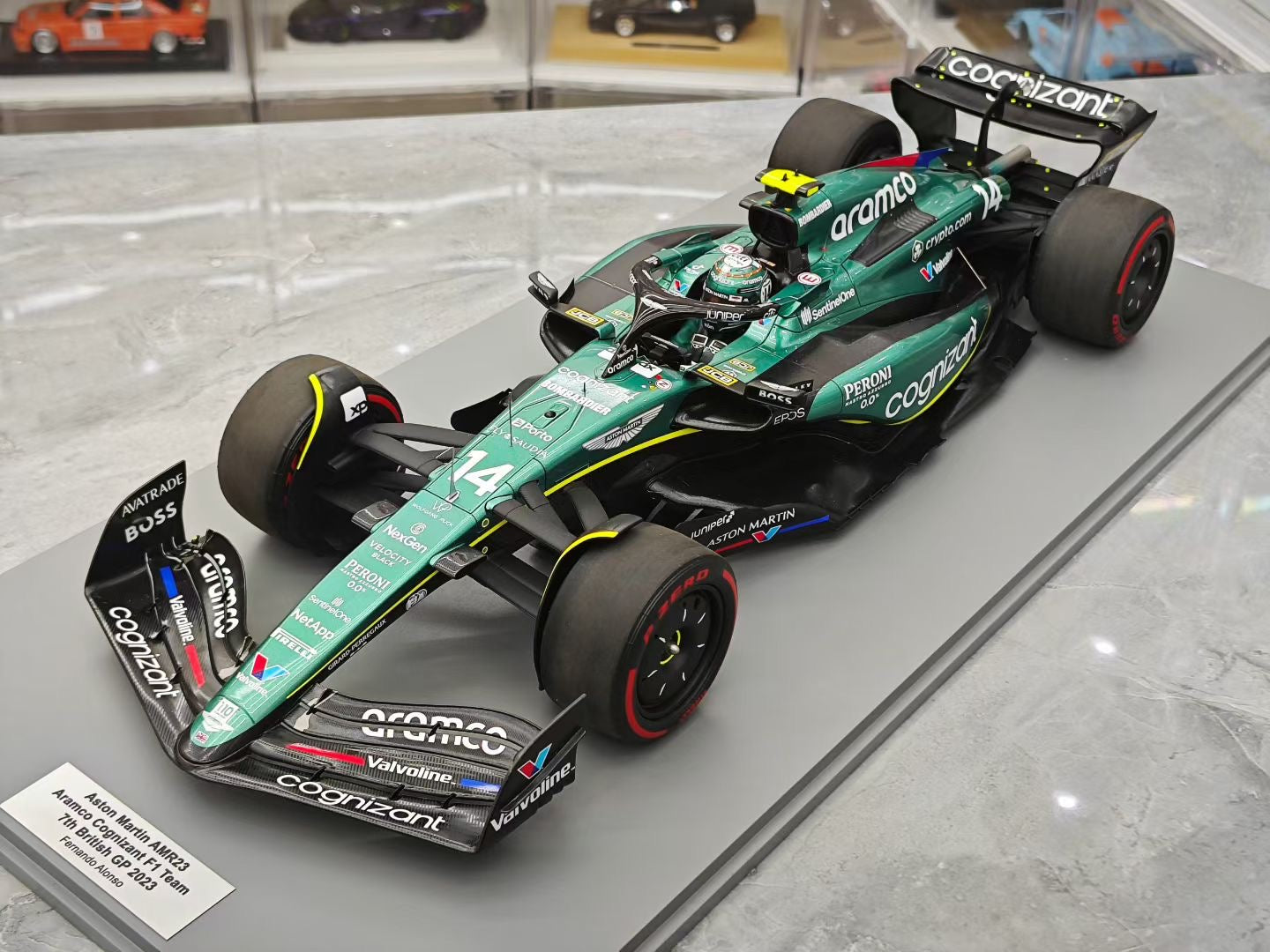 Spark 1/12 2023 British Grand Prix AMR23 Alonso F1