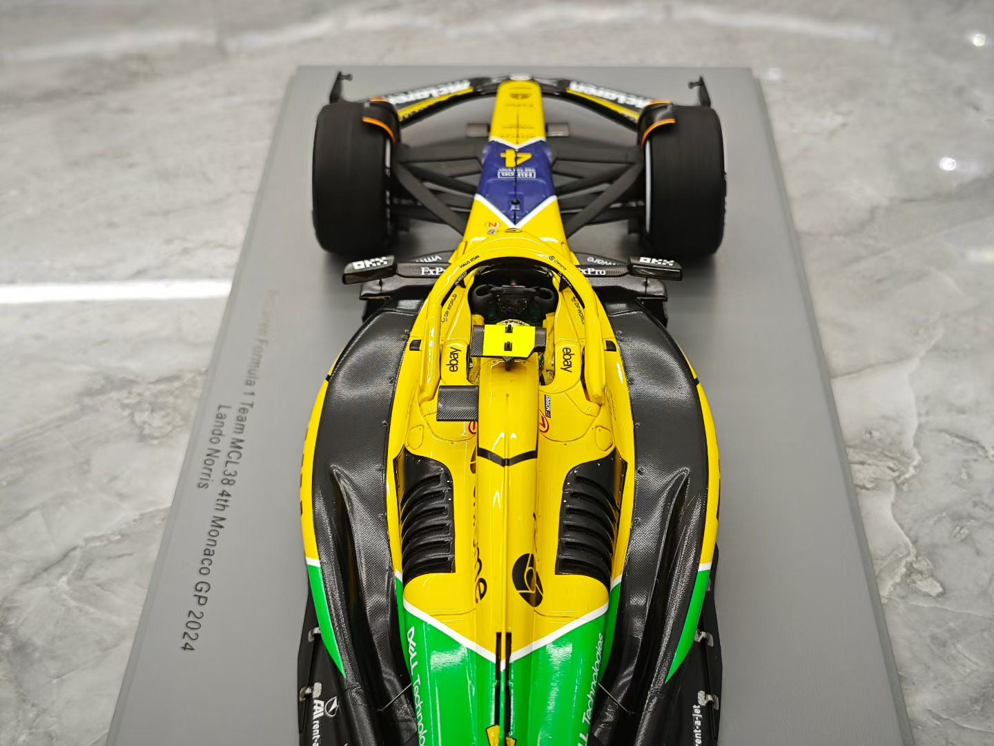 Spark 1/18 2024 Monaco Grand Prix McLaren MCL38 Norris F1