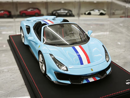 BBR Ferrari 488 Pista Spider (Convertible) – 1:18 scale resin model –