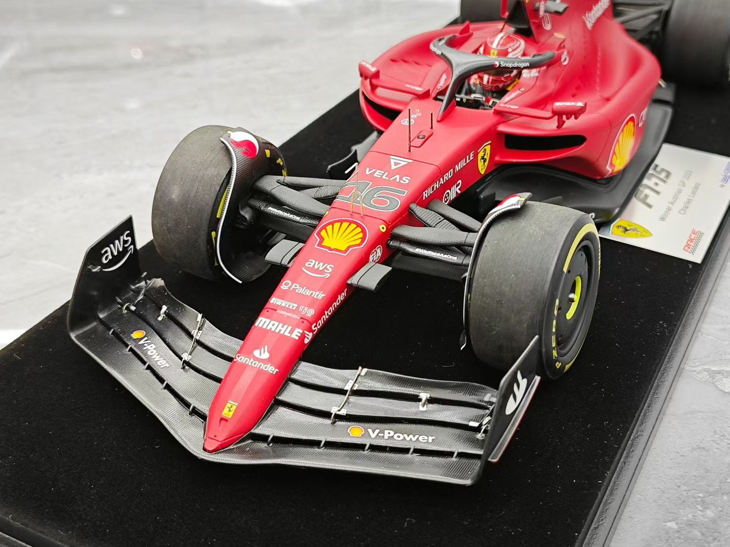 Looksmart 1/18 2022 Austrian Grand Prix F1-75 Leclerc F1 Victory
