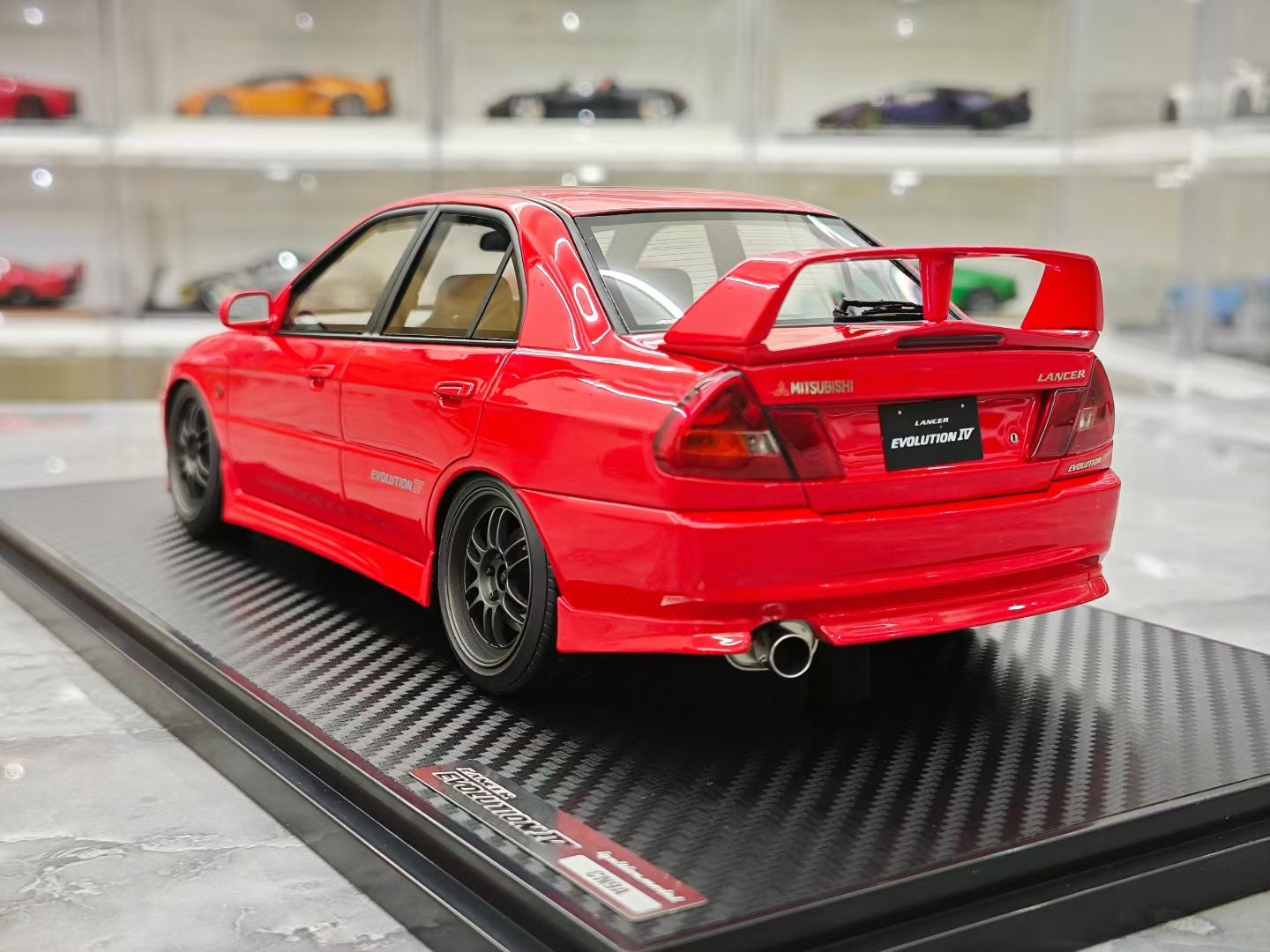 IG 1/18 Mitsubishi Arthur EVO IV 4th Generation Resin