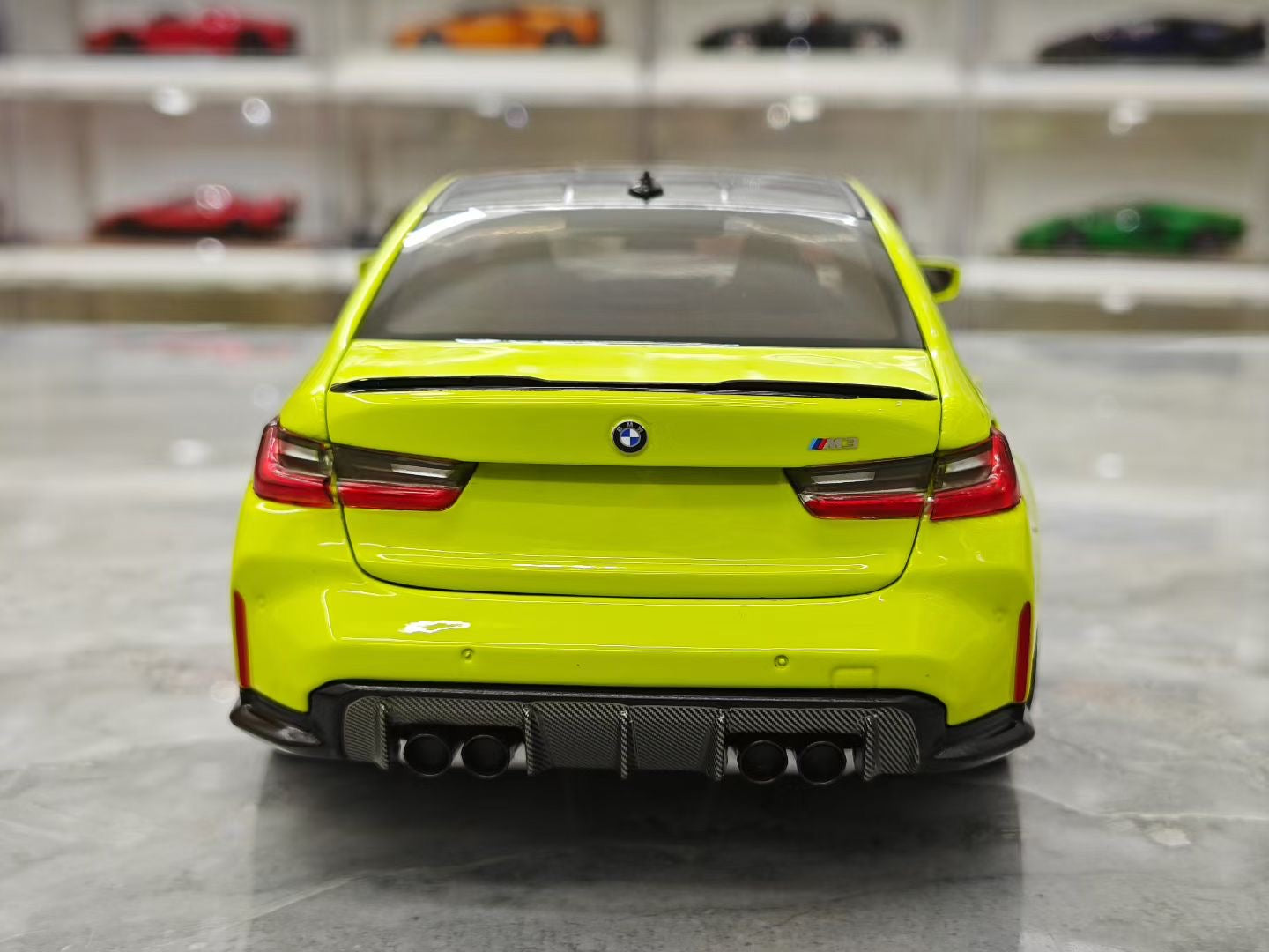 MINICHAMPS  1/18 2024 BMW M3 Alloy Full Open