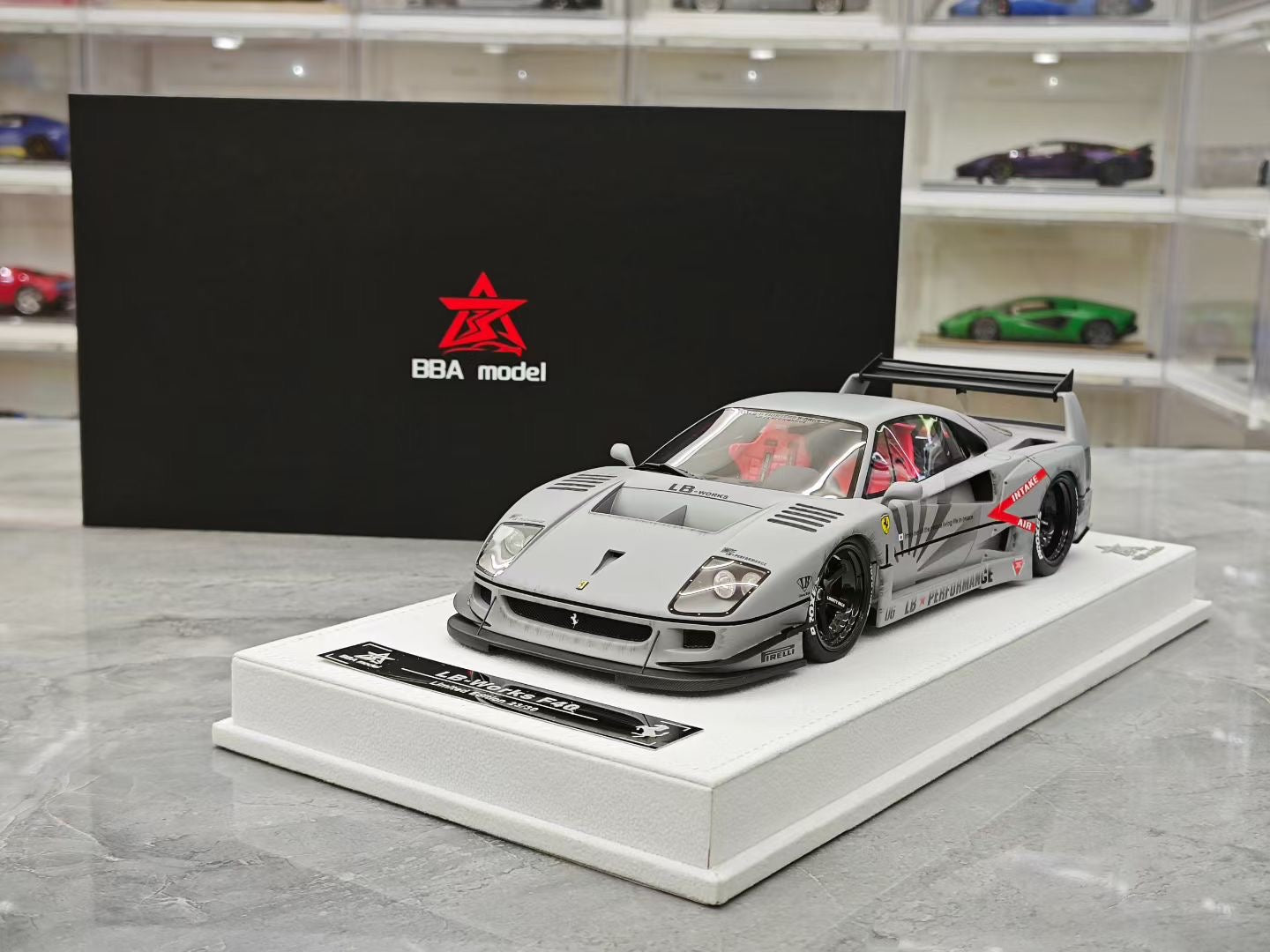 BBA Model 1/18 F40 LB widebody modification