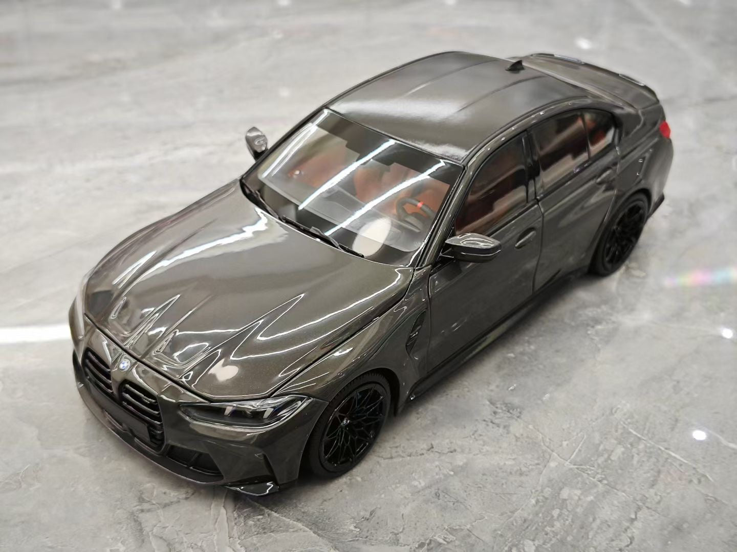 MINICHAMPS  1/18 2024 BMW M3 Alloy Full Open