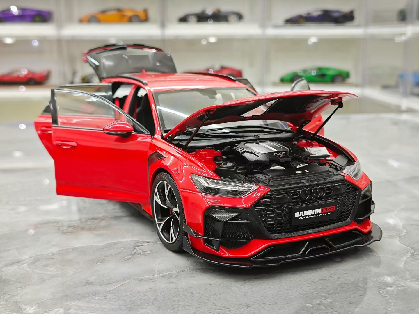 KiloWorks 1/18 Audi RS6 DarwinPRO Alloy