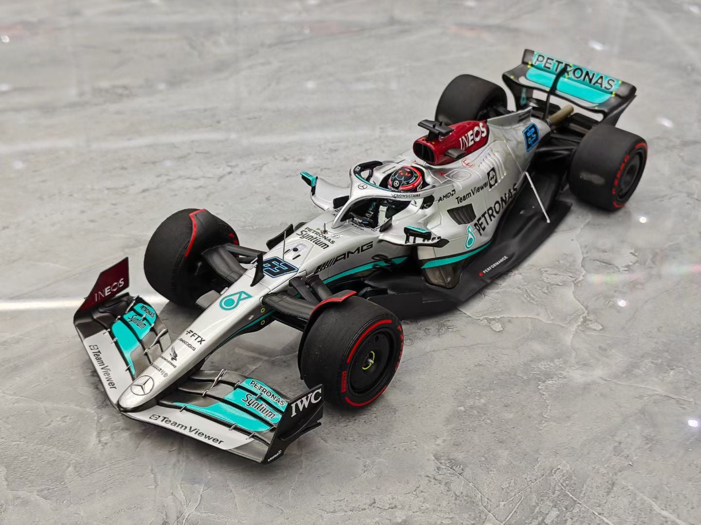 Minichamps 1:18 2022 Spanish Grand Prix W13 – Russell (F1 Diecast)