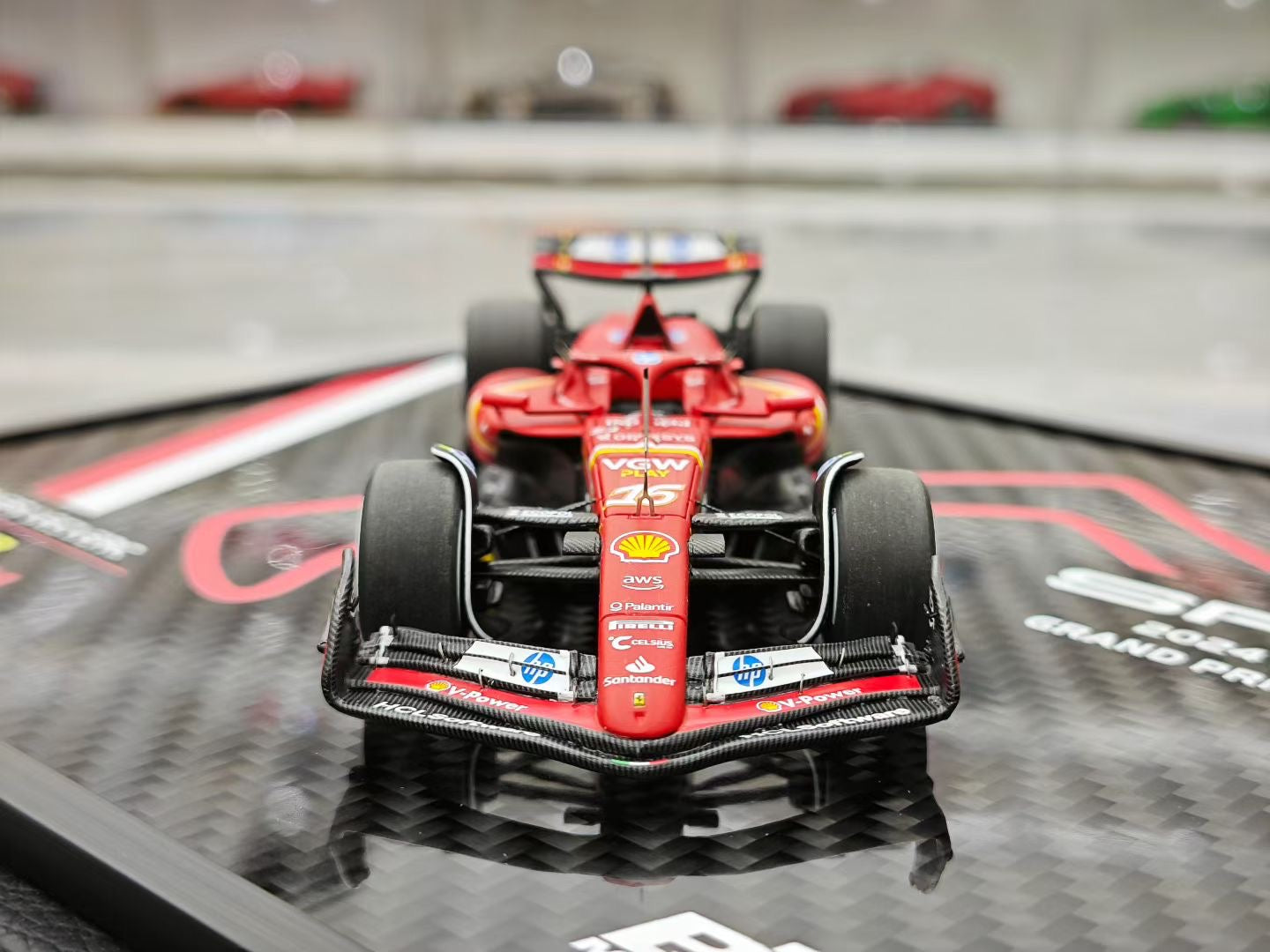 BBR 1/43 2024 Monaco Ferrari SF 24 Leclerc Sainz Set