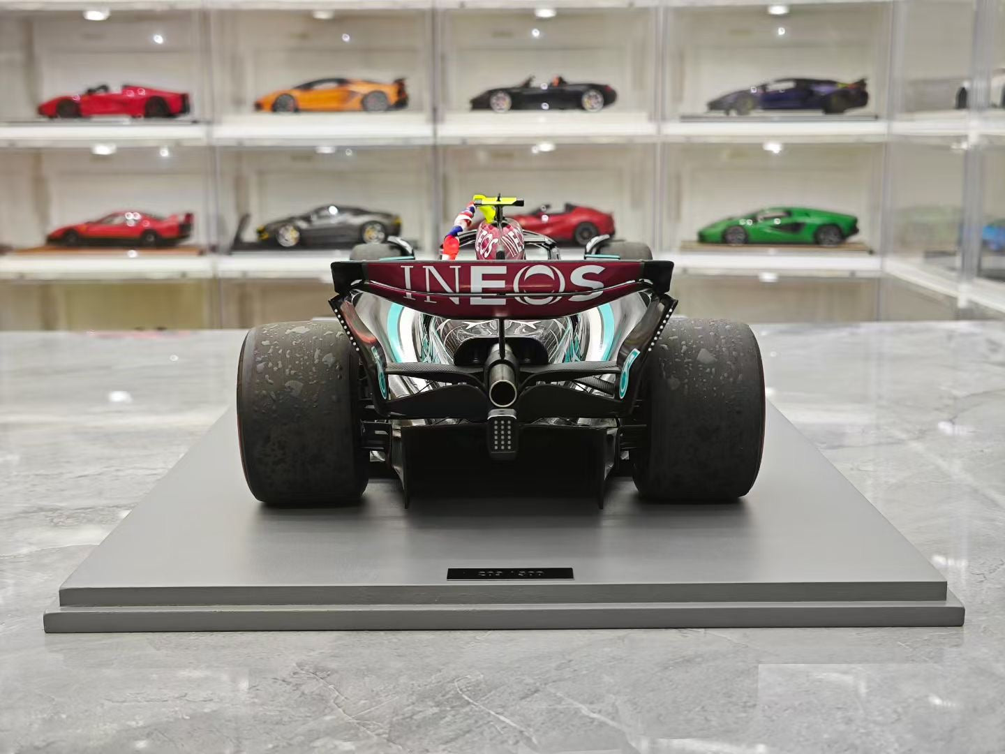 Spark 1/12 2024 British Grand Prix Victory, Mercedes Team, Hamilton, F1