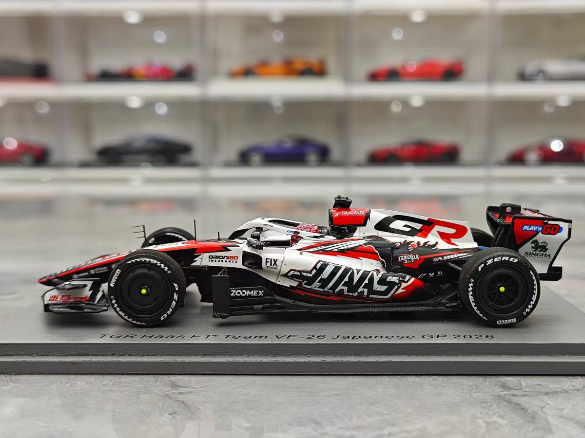 Spark 2026 Japanese GP Haas VF-26 Ocon Resin F1 1:43 Scale –