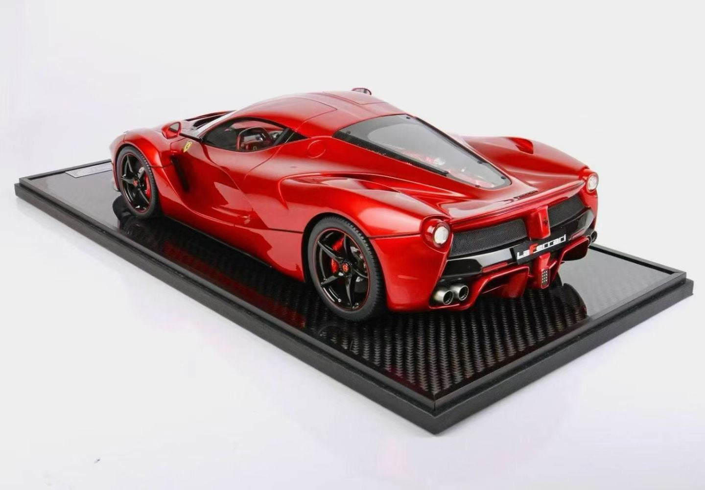 BBR LaFerrari Hamilton's car 1/12 custom Volcano Metallic Red