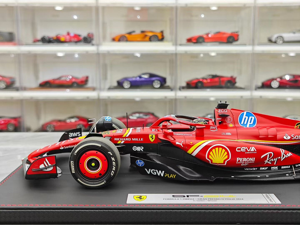 BBR 2024 Monza GP – Ferrari SF24 (Leclerc, Winner) – 1:18 Die-cast