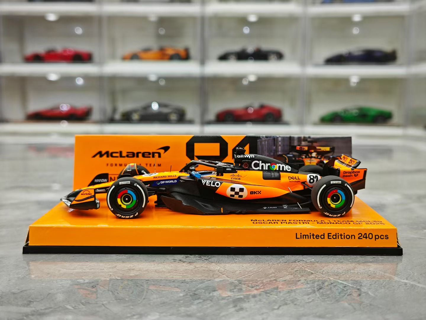 Minichamps 1/43 2025 Monaco Grand Prix Oscar Piastri F1