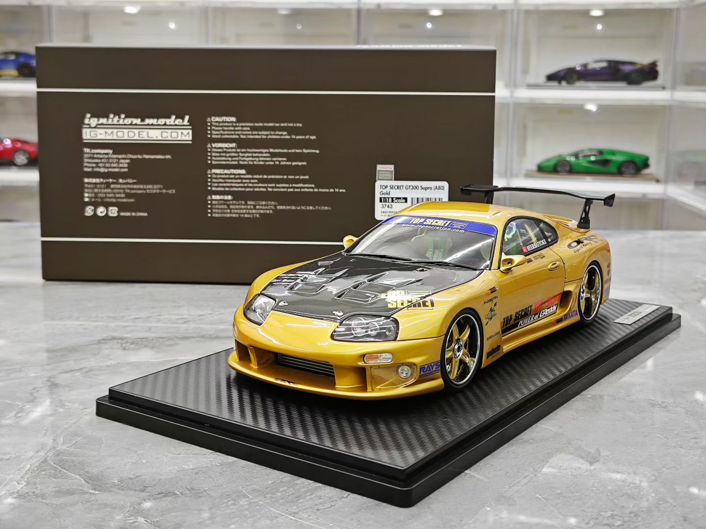 IG 1/18 Toyota Supra A80 TRD 3000GT