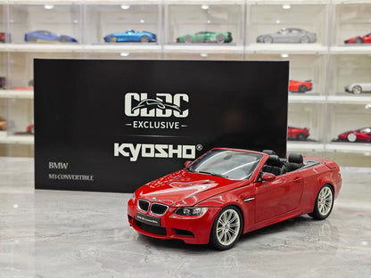 Kyosho BMW M3 Convertible, 1:18 scale die-cast model with fully opening parts
