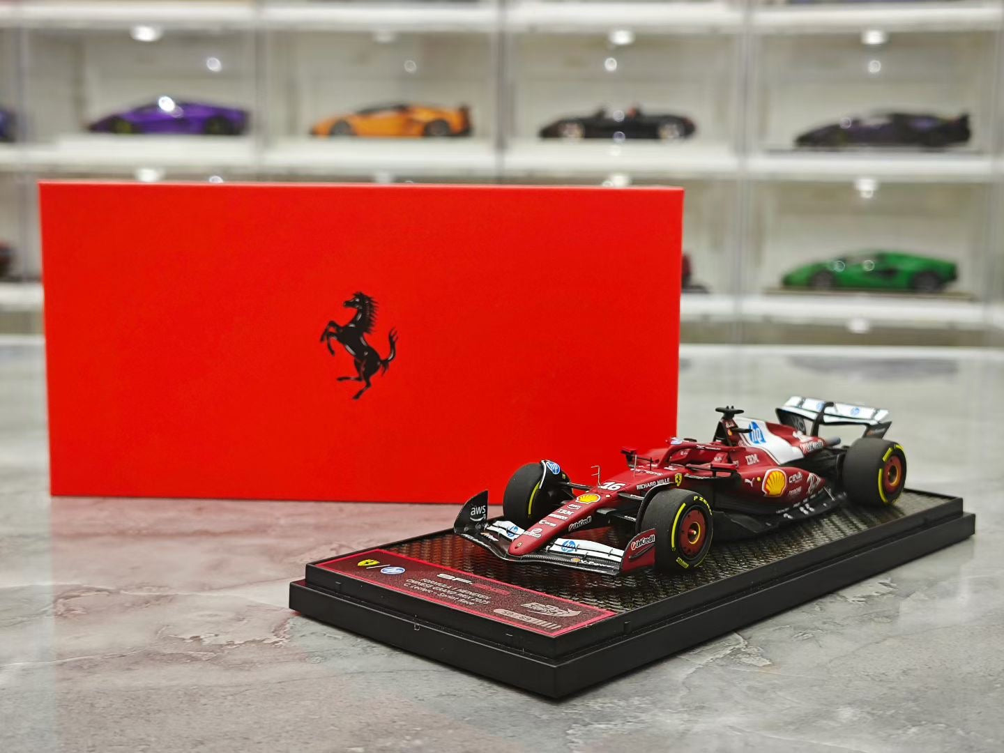 BBR 1/43 2025 China Grand Prix SF25 Leclerc F1 Model