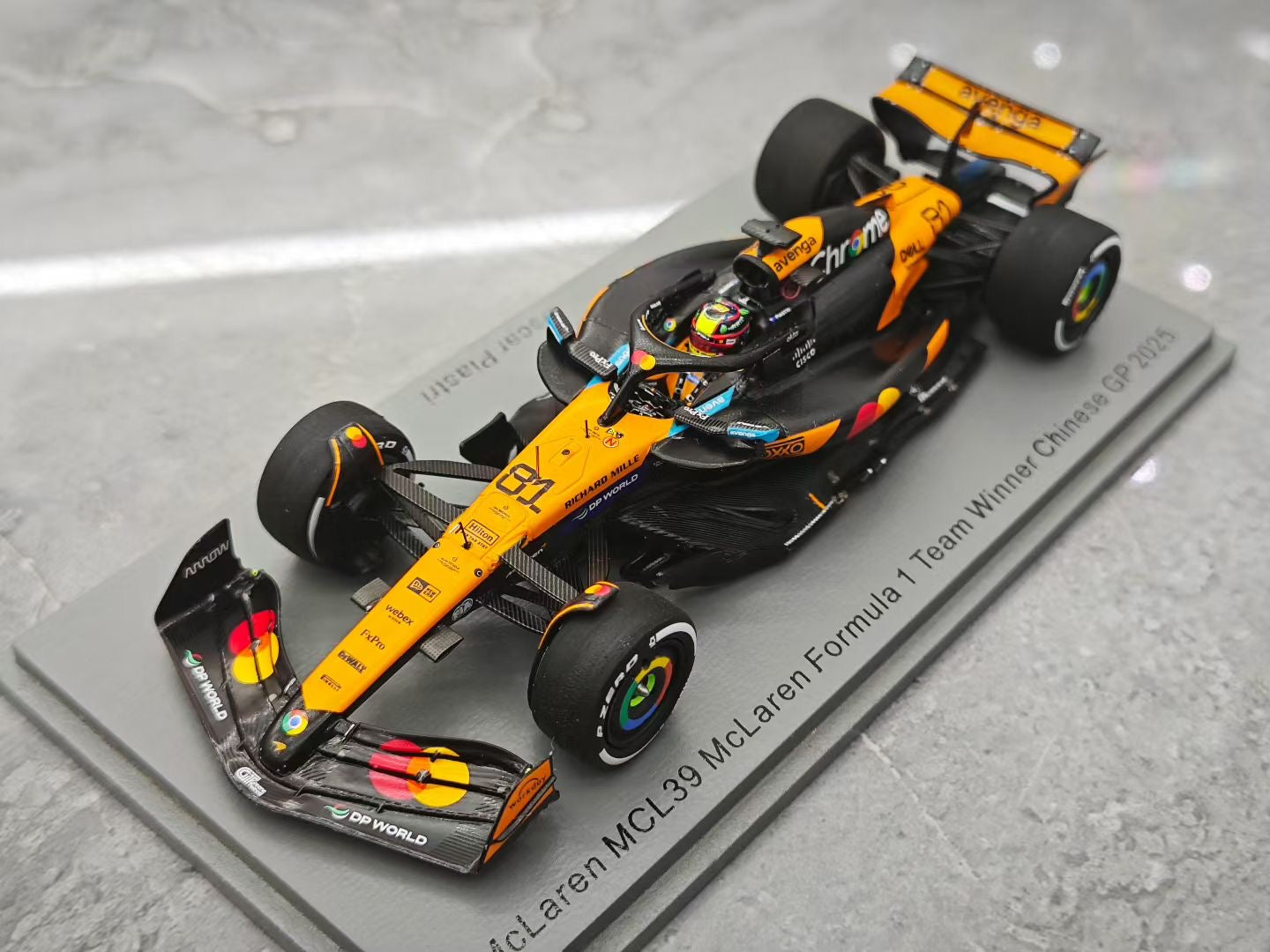 Spark 1/43 2025 Chinese Grand Prix MCL39 Piastri F1