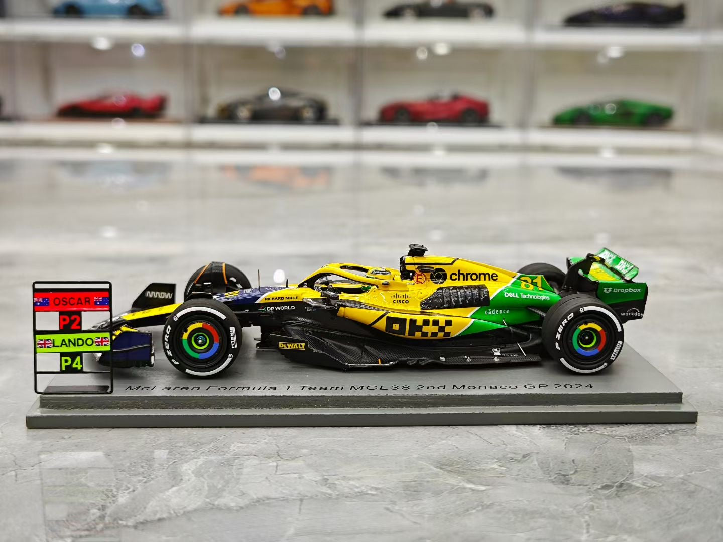 SPARK 1/43 2024 Monaco Grand Prix McLaren MCL38 Piastri F1