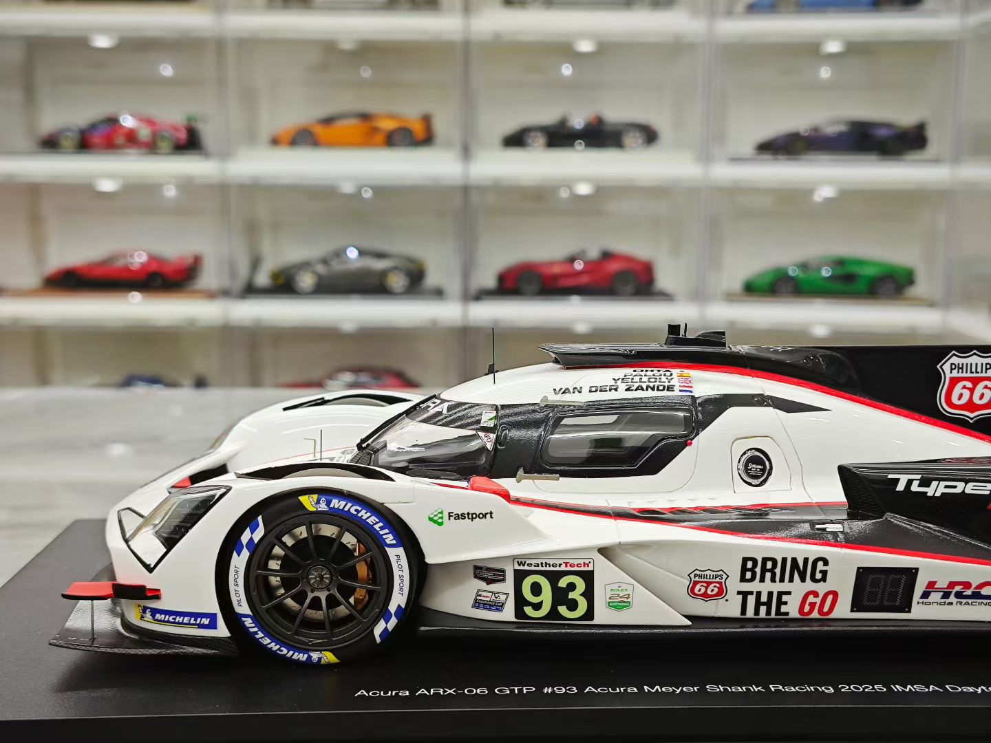 Topspeed 1/18 Acura ARX-06 GTP #93 resin